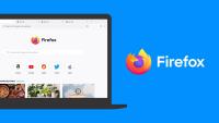 Ecran d'ordinateur avec le navigateur Firefox et logo Firefox