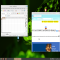 Copie d'écran d'un ordinateur sous Linux avec les logiciels Firefox et Libre Office Calc